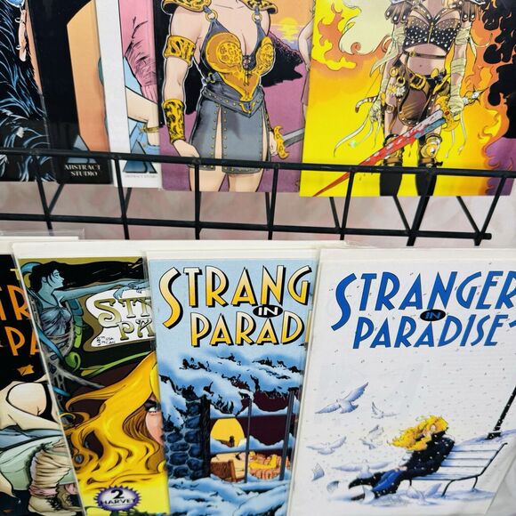 Strangers In Paradise 2-3 5 8-24 (Volume 3) Lot Abstract Studio Xena Variant - Picture 5 of 7